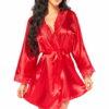 Sherie Peignoir Red